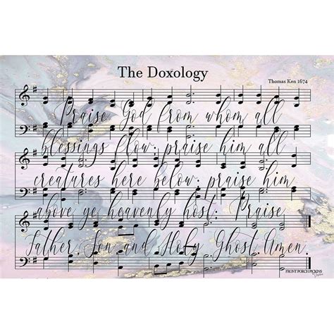 DOXOLOGY p.731 Trinity Hymnal G D Em Bm Em D G D Em C .